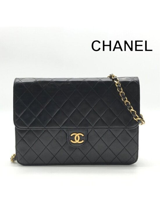 Chanel Handbags - ★SOLD★ Chanel CC Logo Quilted Leather Che Hmm Shoulder Bag LadyBlack